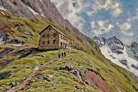 stuttgarter hütte, krabachjoch, 1910