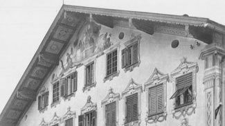 schwarzer adler, reutte, fresko, fresken, johann jakob zeiller