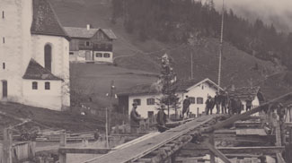 bautrupp bauarbeiter lechbrücke