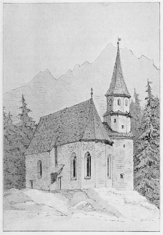 Hüttenkapelle, Skizze