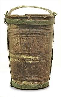 Lavezgefäß als Bestattungsbeigabe in spätrömischer Zeit